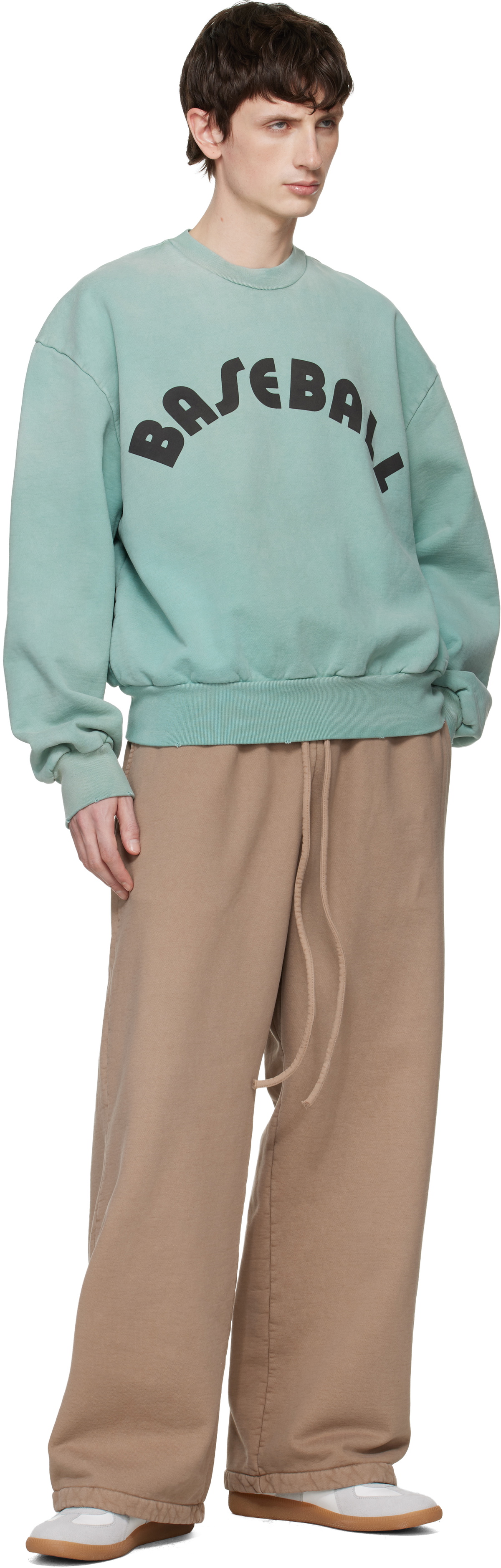 Fear of God Beige Sunfaded Wide Leg Sweatpants
