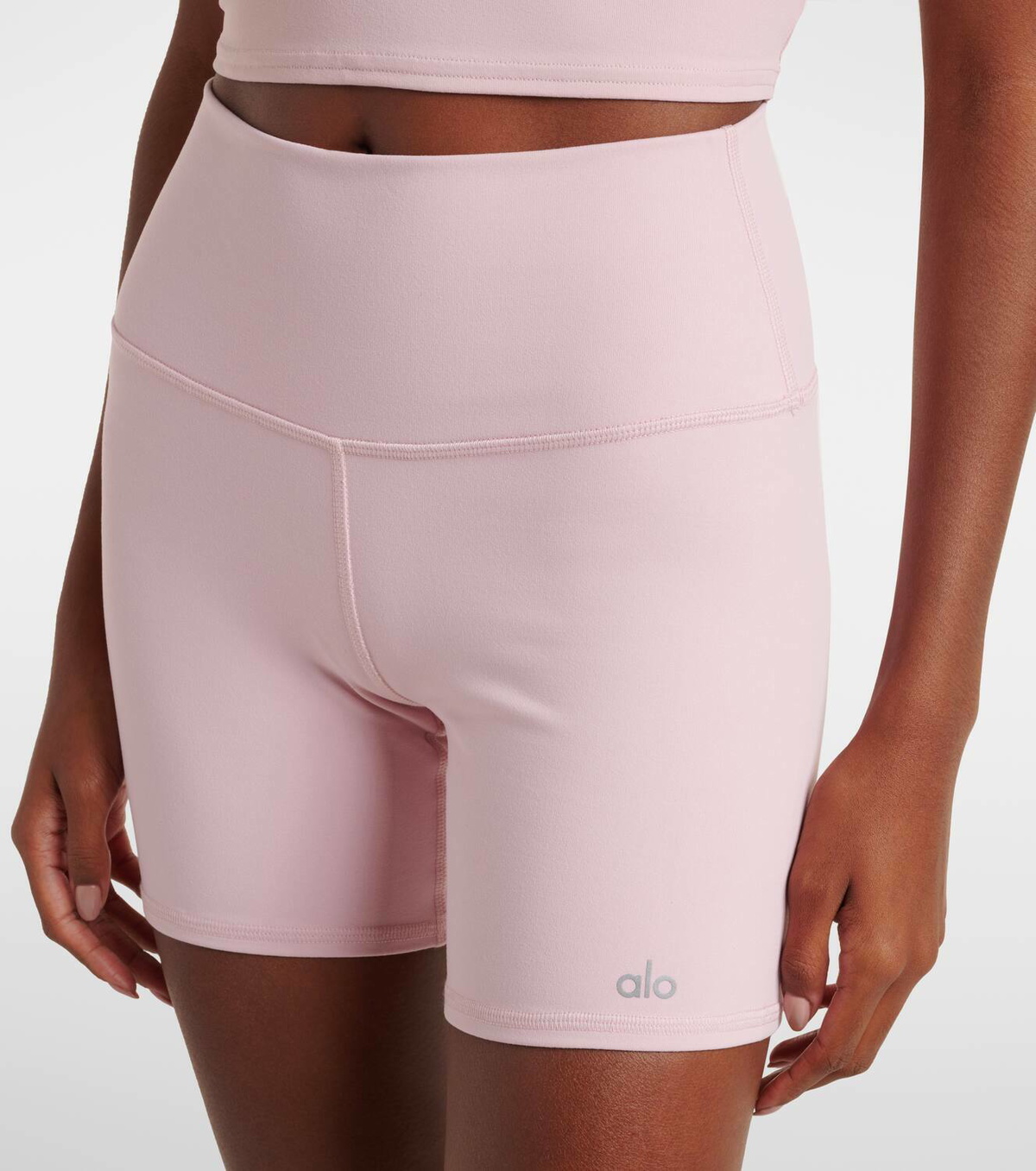フィットネスボトムス \"Alo Yoga\" 5\" Airbrush High-Waist Biker Short 5