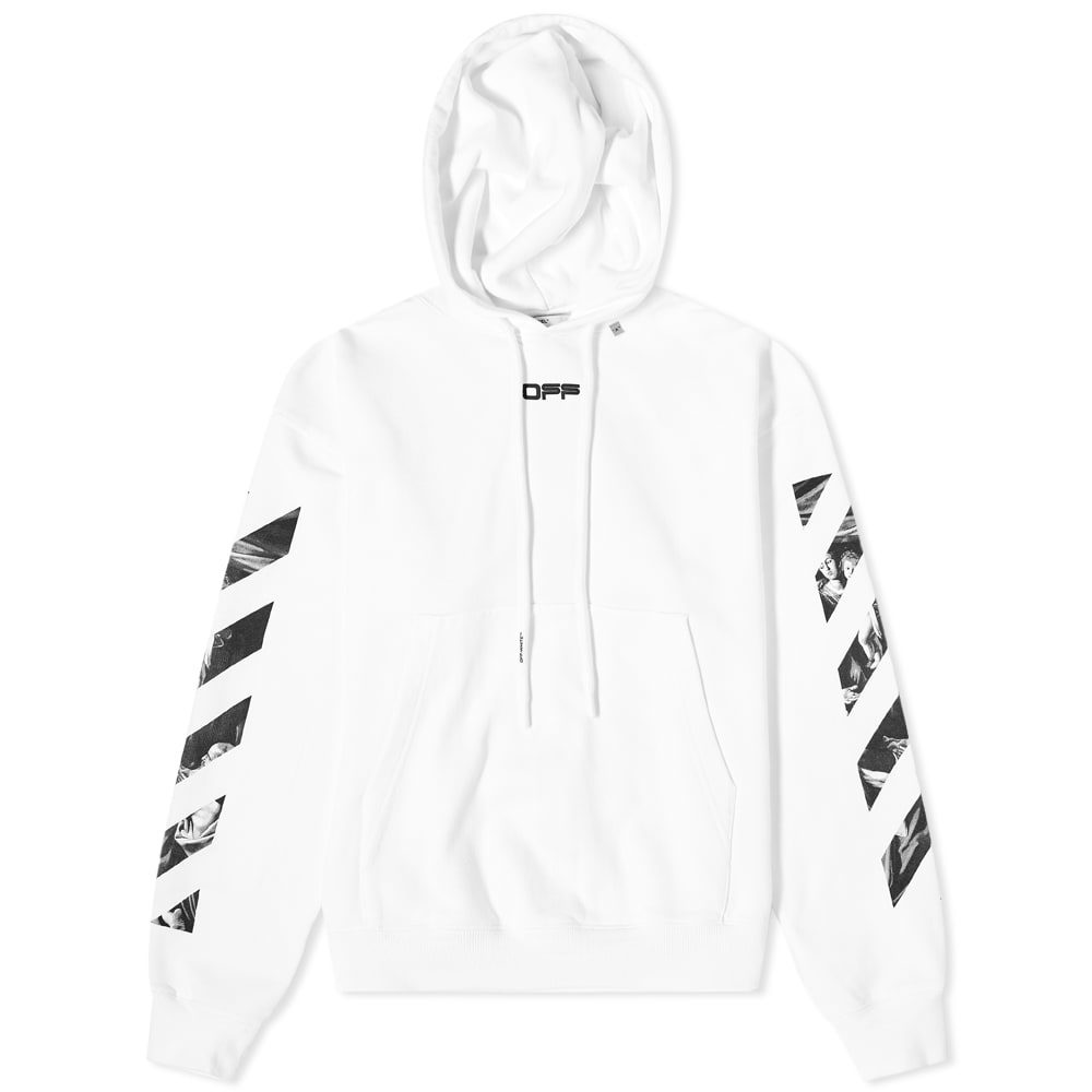 Off White Caravaggio Square Oversized Popover Hoody Off White