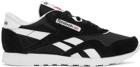 Reebok Classics Black Classic Nylon Sneakers