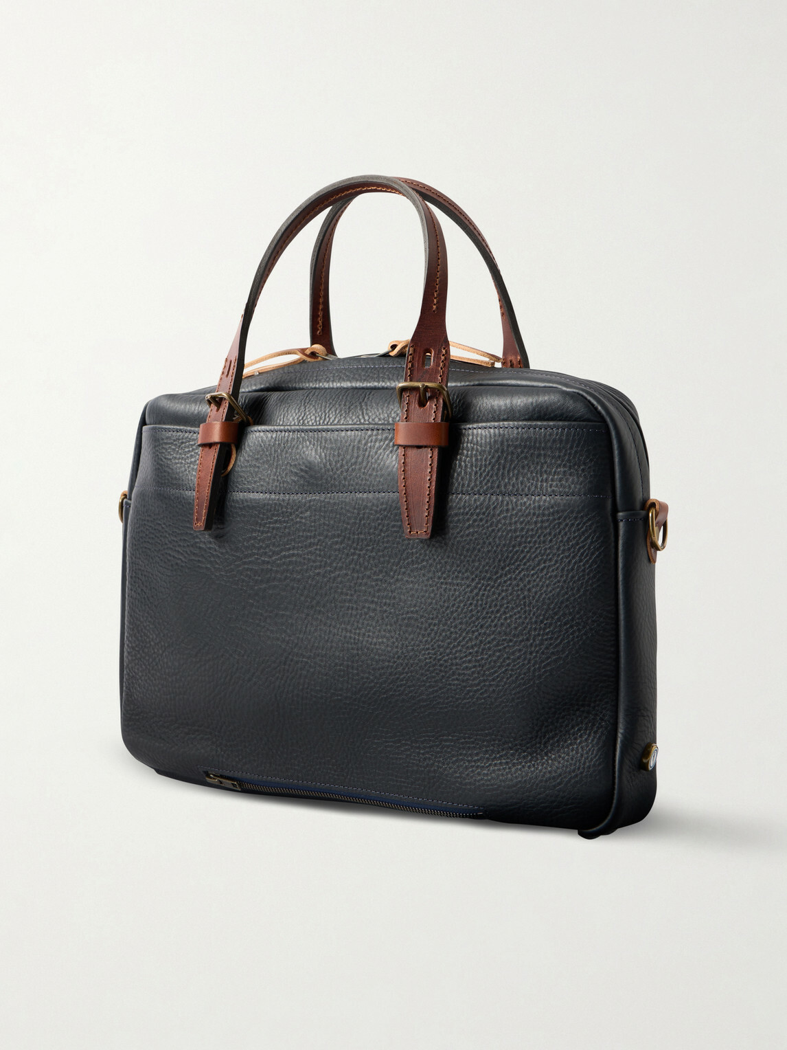 Bleu de Chauffe - Folder Full-Grained Leather Briefcase