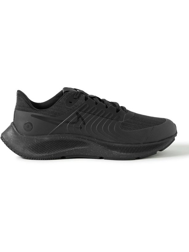 Photo: Nike Running - Air Zoom Pegasus 38 Shield Mesh Running Sneakers - Black