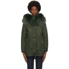 Mr and Mrs Italy Green Down Light New York Jacket