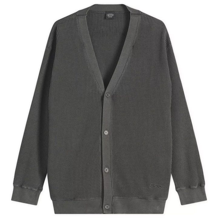 Photo: Manastash Men's Heavy Snug Thermal Cardigan in Black
