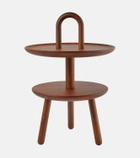 Cassina Réaction Poétique walnut side table by Jaime Hayon