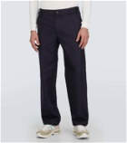 GR10K Straight leg wool-blend pants