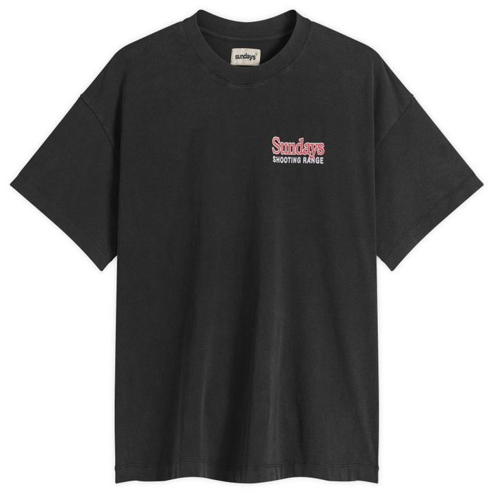 Photo: Sundays Men's Range T-Shirt in Black
