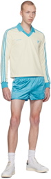 Sporty & Rich Blue adidas Originals Edition Shorts