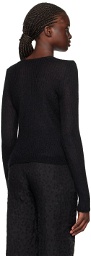 Cecilie Bahnsen Black Ussi Sweater