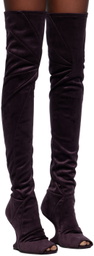 Rick Owens Lilies Purple Cantilever 11 Boots