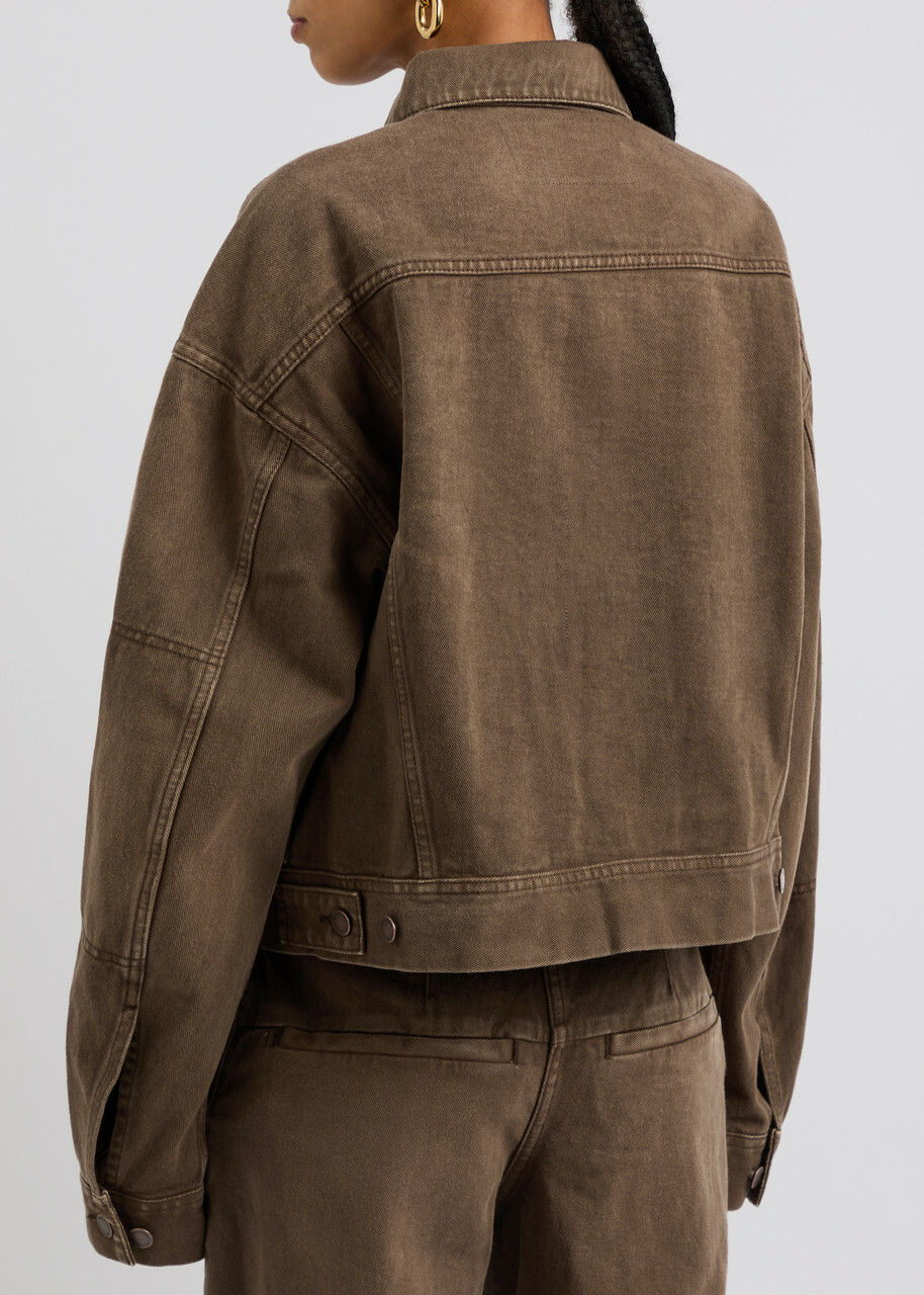Entire Studios Gem Denim Jacket Brown