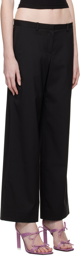 Sandy Liang Black Andes Trousers