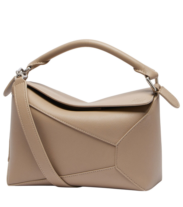 Photo: Loewe Puzzle Edge Small leather tote bag