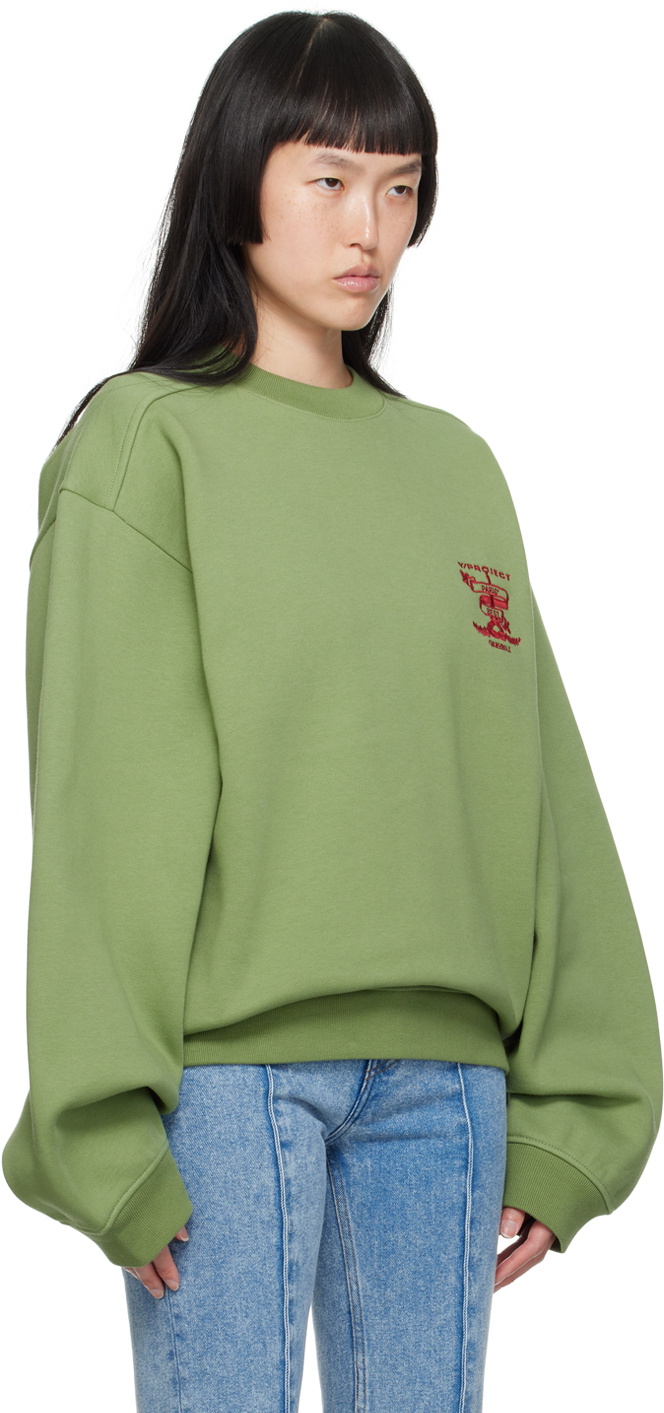 Y/Project Green 'Paris' Best' Sweatshirt