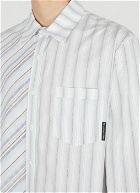 Household Striped Shirt in White