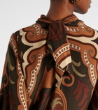 Johanna Ortiz Printed silk blouse