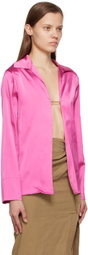 Jacquemus Pink Le Papier 'La Chemise Notte' Shirt