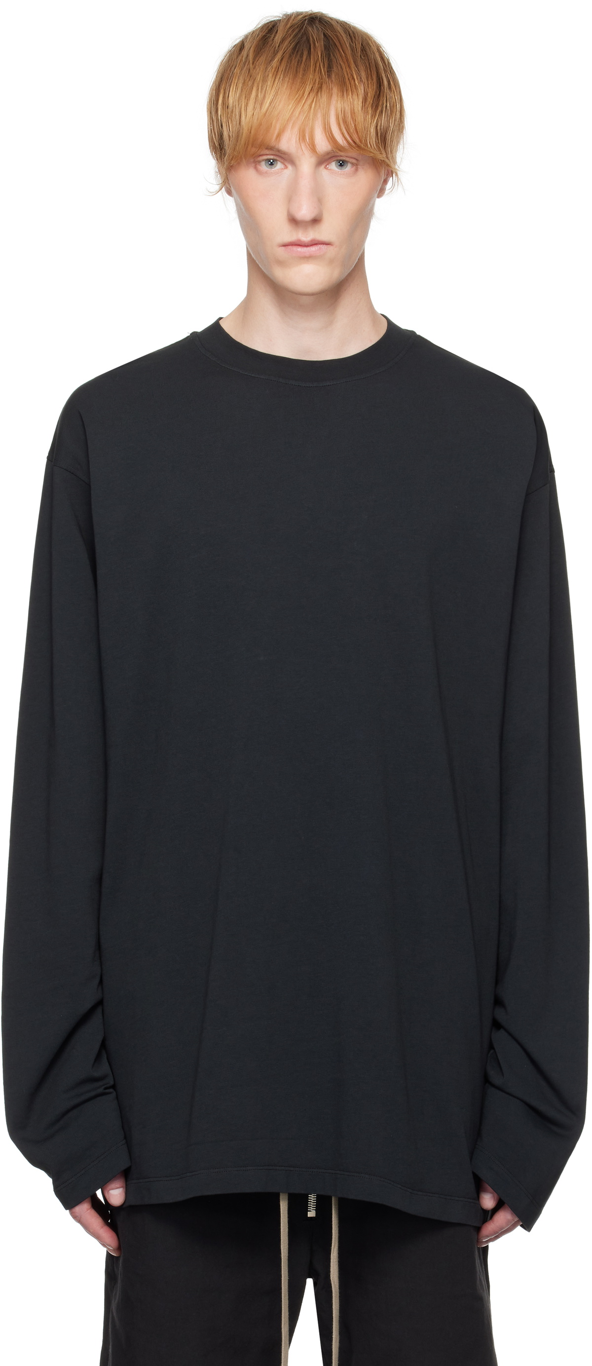 A Diciannoveventitre Black Long Sleeve Andy T-shirt
