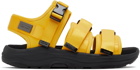 Tom Wood Yellow & Black Suicoke Edition Vega Sandals