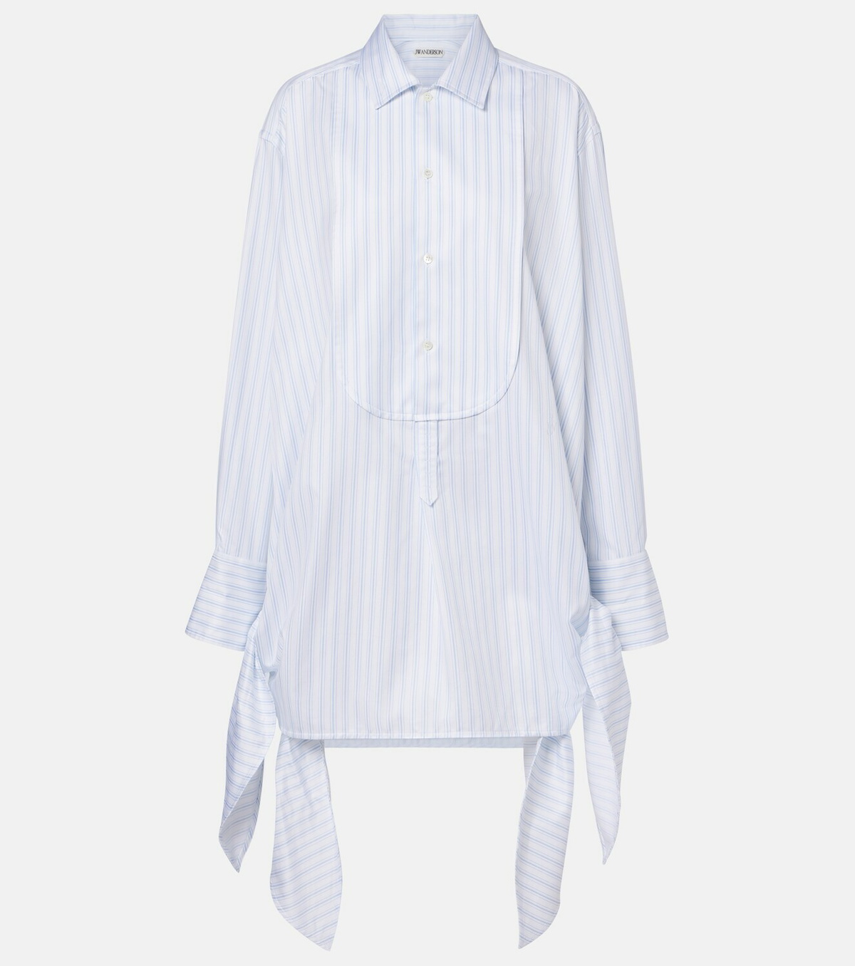 JW Anderson Striped cotton minidress