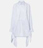 JW Anderson Striped cotton minidress
