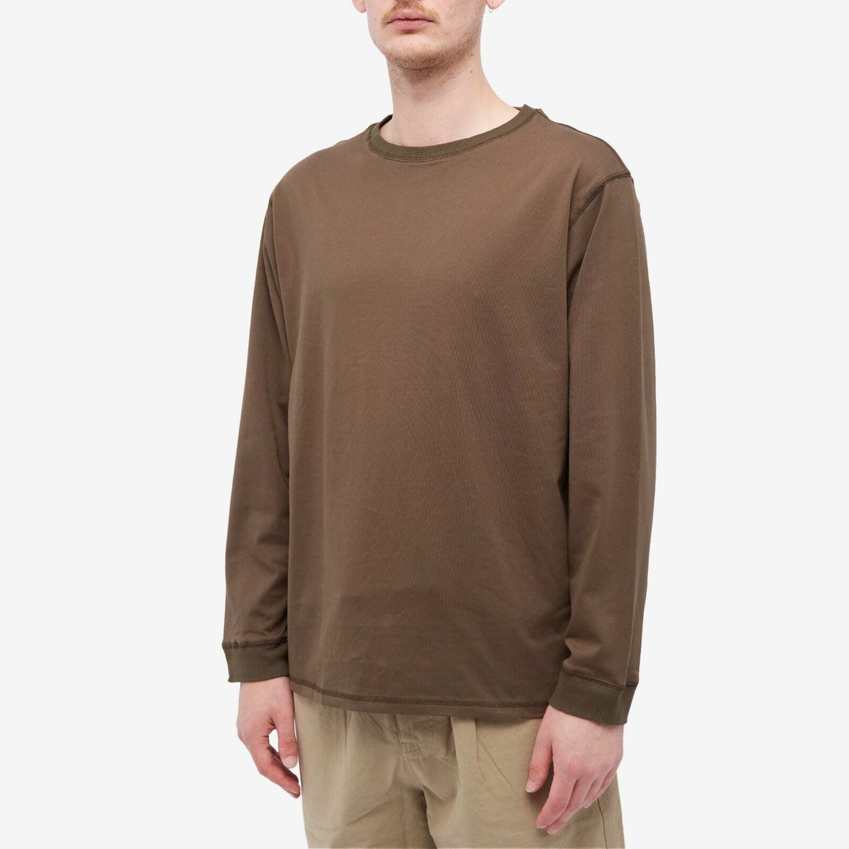 Satta Men's Organic Long Sleeve T-Shirt in Washed Black