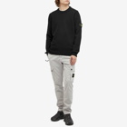 Stone Island Men's Reverse Seam Lambswool Crew Neck Jumper in Black