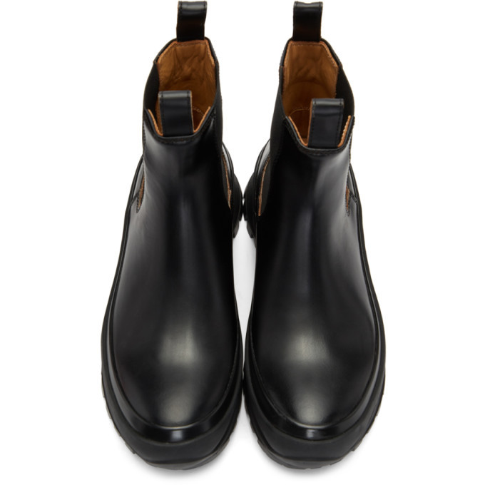 Jil Sander Black Rubber Sole Boots Jil Sander