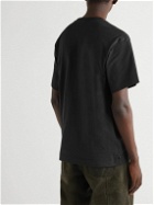 adidas Originals - Logo-Embroidered Organic Cotton-Jersey T-Shirt - Black