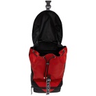 Givenchy Black and Red Triangle Backpack