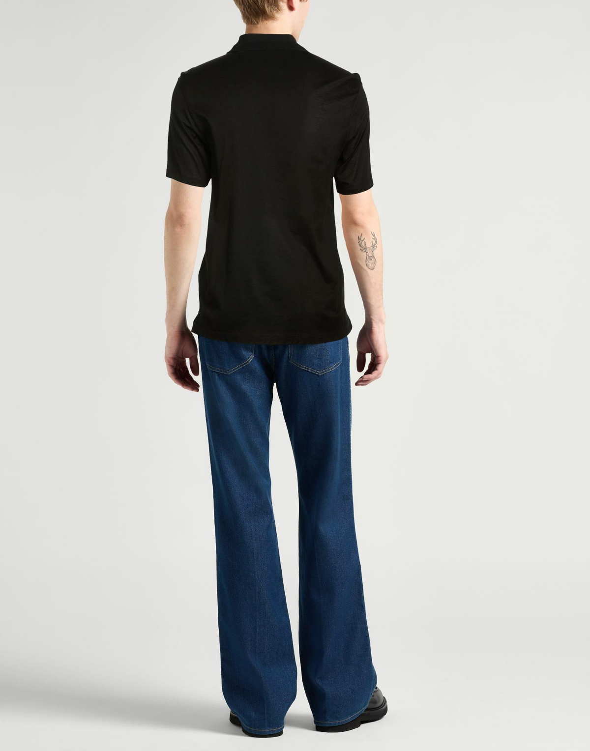 Paul & Shark Mens Polo shirt in Black