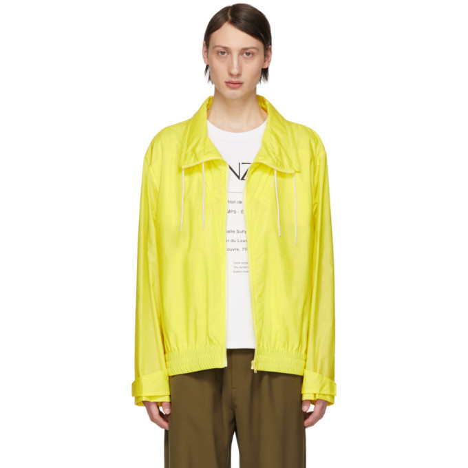 KENZO ウィンドブレーカー M イエロー Kenzo Yellow Neon Windbreaker Jacket Kenzo