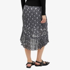 Wood Wood Women's Clover Midi Skirt in Fence Artwork