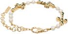 VEERT 'The Cross & Freshwater Pearl' Bracelet