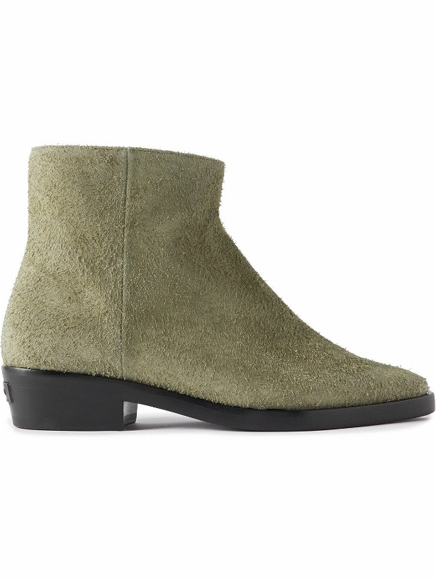 Photo: Fear of God - Western Low Suede Ankle Boots - Green