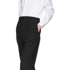 Prada Black Wool Cropped Trousers