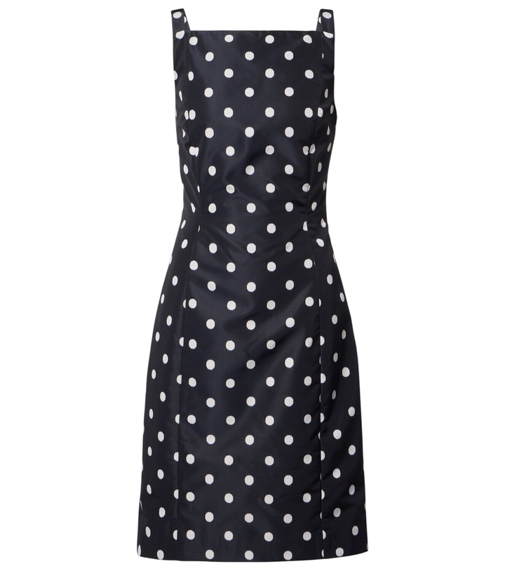 Photo: Patou Polka-dot faille minidress