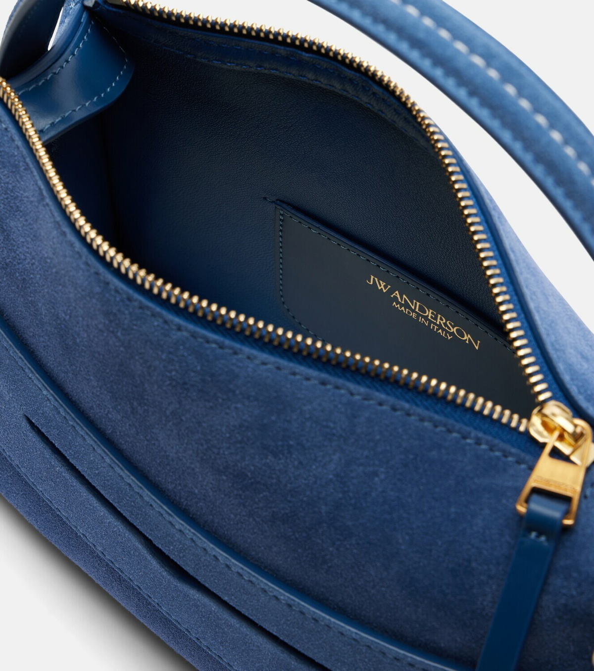 JW Anderson Loafer Small suede shoulder bag