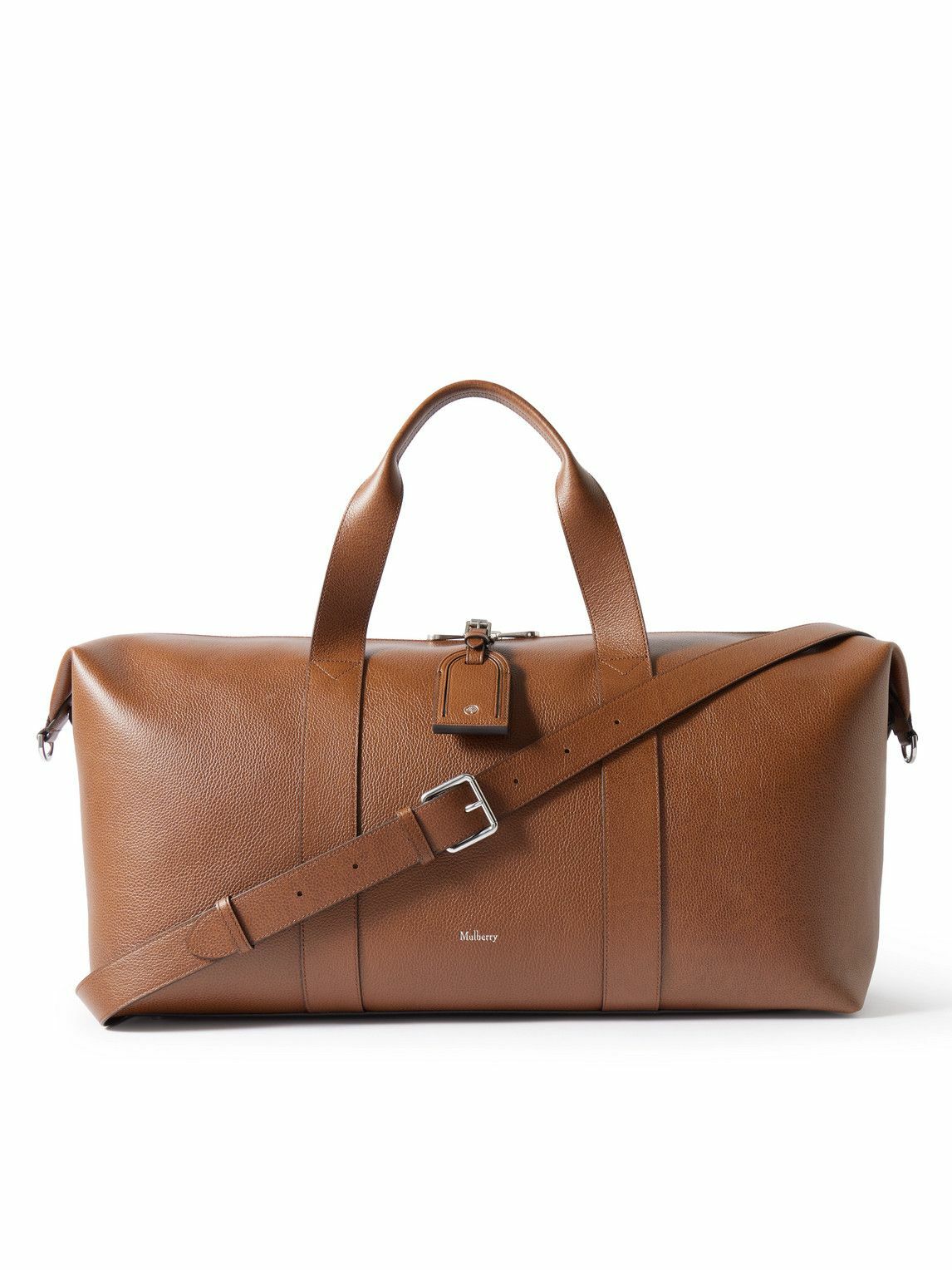 Mulberry - Heritage Medium Clipper Full-Grain Leather Weekend Bag
