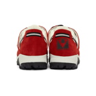 Maison Margiela White and Red Security Sneakers