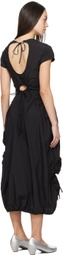 J.Kim Black Flower Maxi Dress