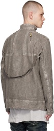 Boris Bidjan Saberi Gray Reversible Outdoor 4 ST Jacket