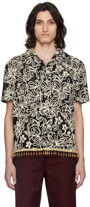 Photo: Andersson Bell Black Flower Shirt