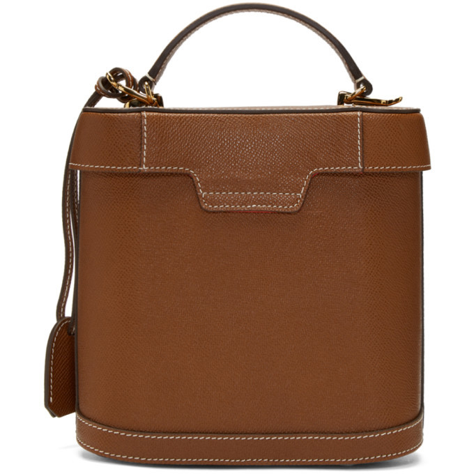 Mark Cross Brown Saffiano Benchley Bag Mark Cross Mark Cross Brown Saffiano Benchley Bag Mark Cross