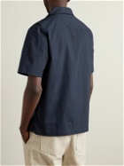 Belstaff - Rove Convertible-Collar Stretch-Cotton Poplin Shirt - Blue