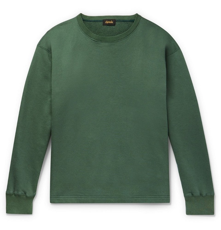 Photo: Chimala - Loopback Cotton-Jersey Sweatshirt - Men - Green