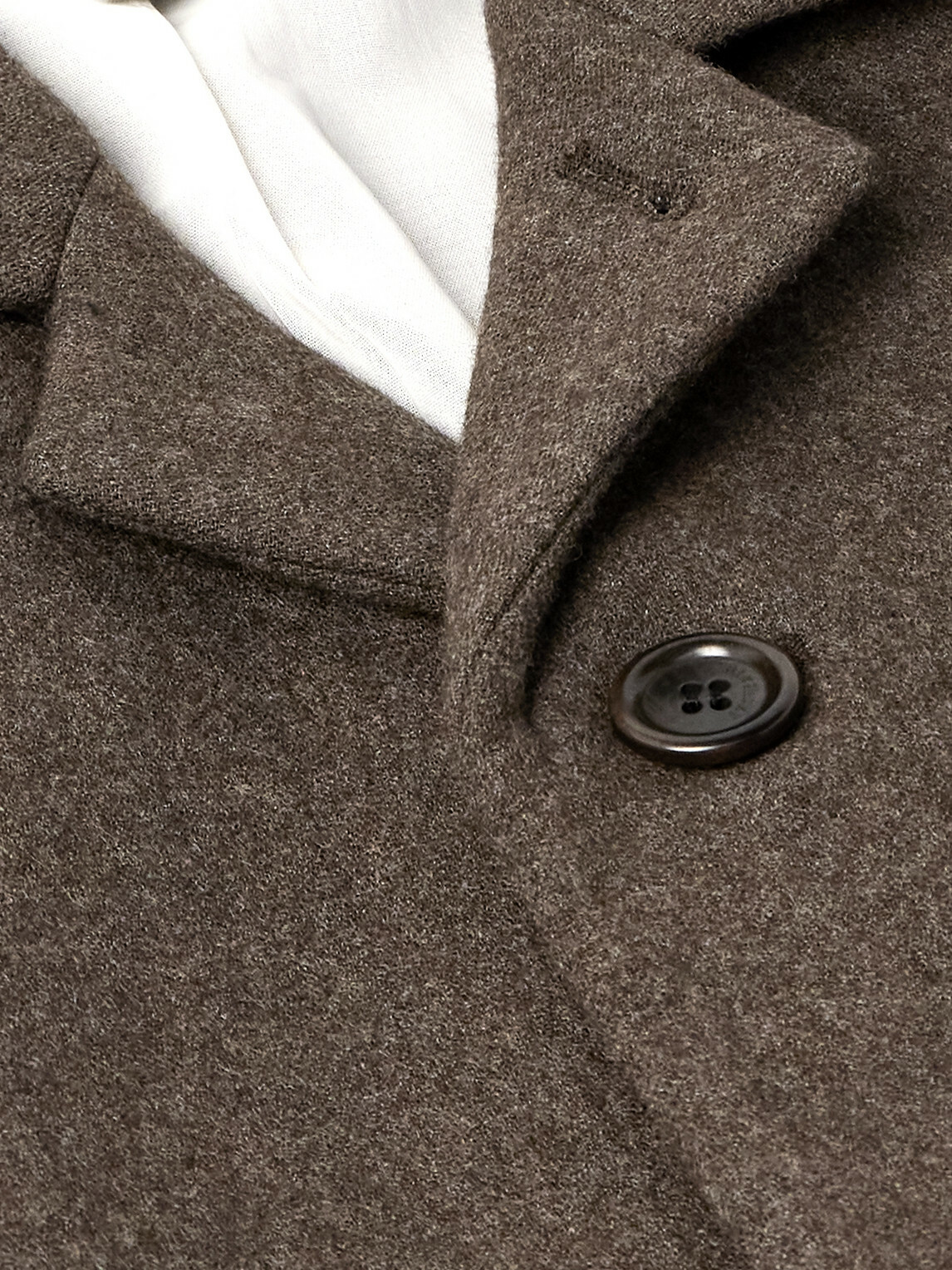 Amomento - Cropped Wool-Blend Jacket - Brown