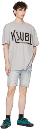 Ksubi Gray Ticket Biggie Moon T-Shirt