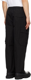 Lownn Black Plain Cargo Pants