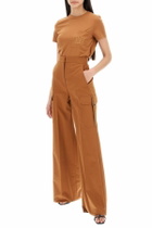 MAX MARA mannpapaya t-shirt with Brown